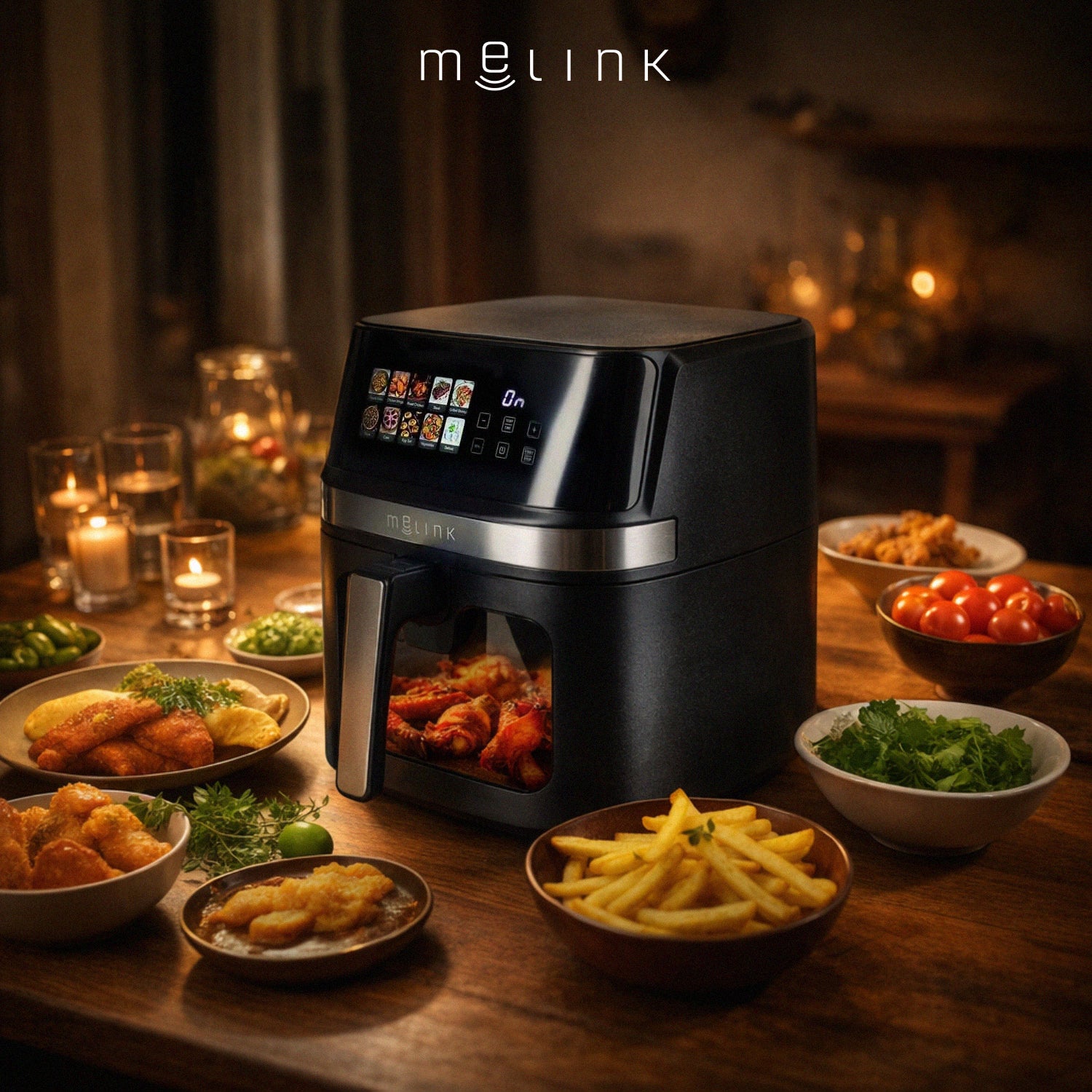 Air Fryer XL - Heißluftfritteuse - MELINK - 8,6 l