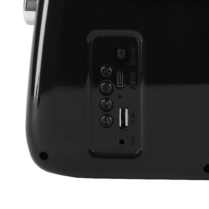 Verchromtes Retro-Radio mit Bluetooth-Lautsprecher von Vintage Cuisine 2.0
