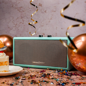 Retro Bluetooth Lautsprecher mit Softgriff Vintage Cuisine