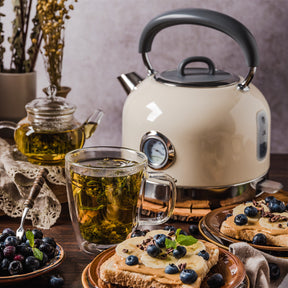 Retro-Küchenset mit Wasserkocher 1,7L und Toaster Vintage Cuisine