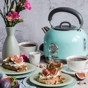 Retro-Küchenset mit Wasserkocher 1,7L und Toaster Vintage Cuisine