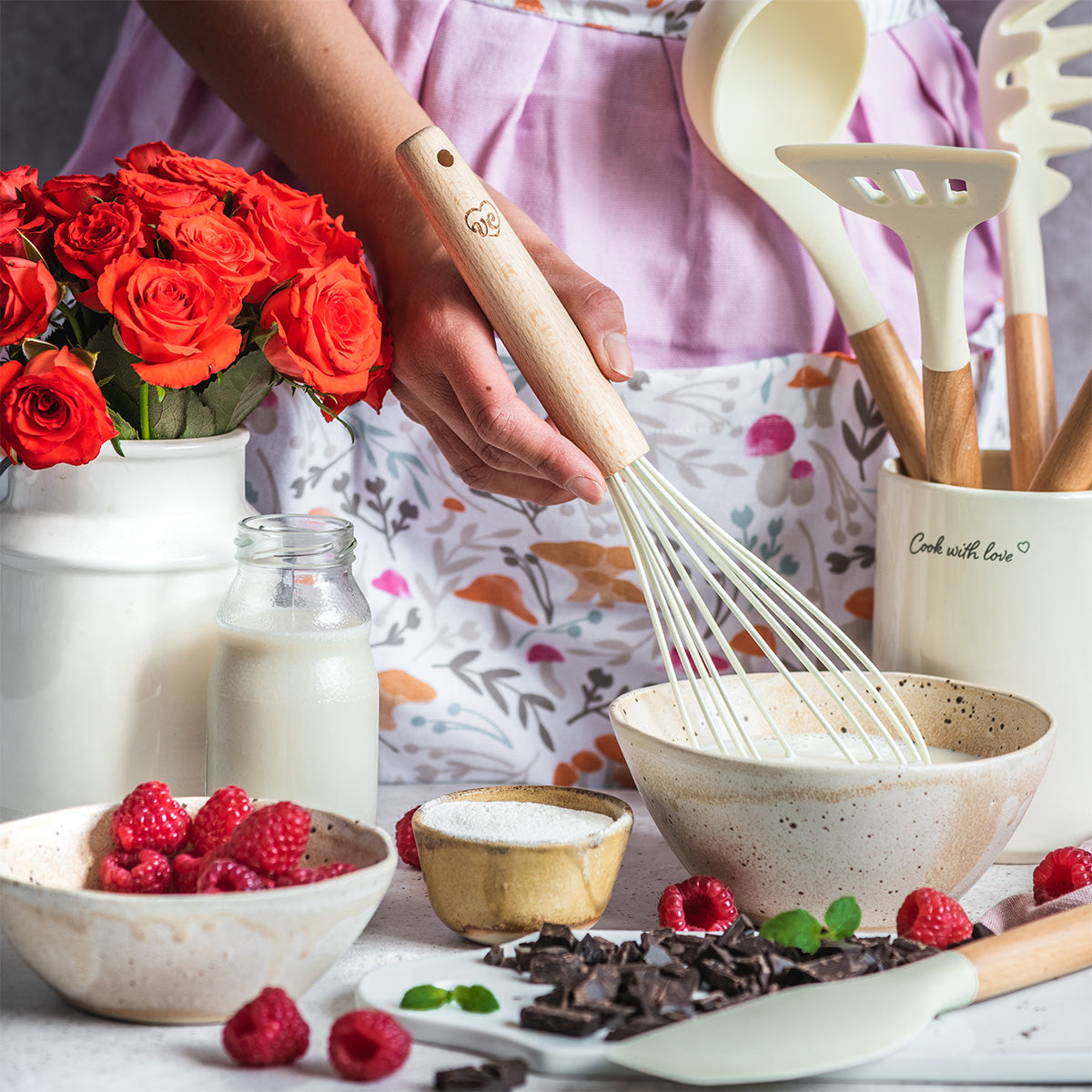 Retro-Küchenutensilien-Set von Vintage Cuisine