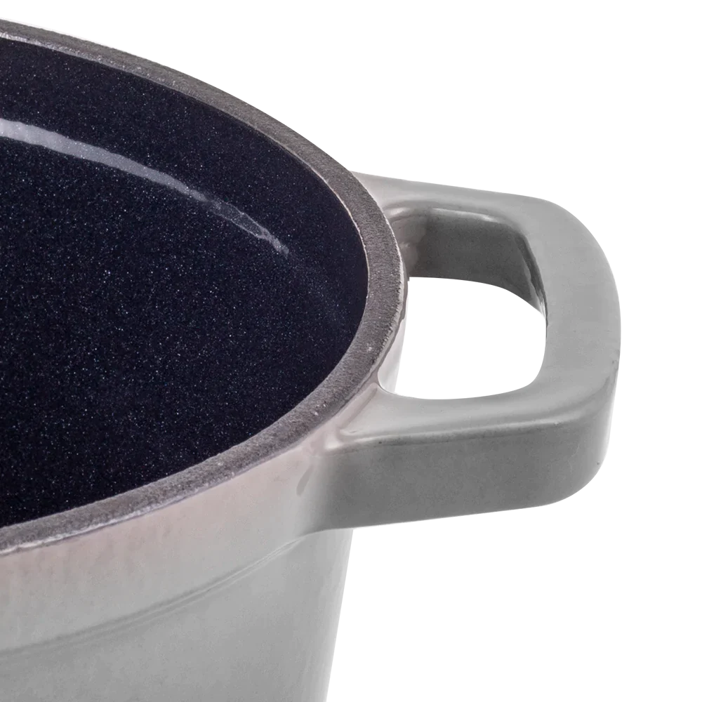 Emaillierter Gusseisentopf mit Deckel 4,3L von Vintage Cuisine