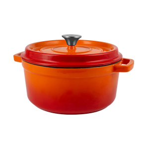 Emaillierter Gusseisentopf mit Deckel 4,3L von Vintage Cuisine