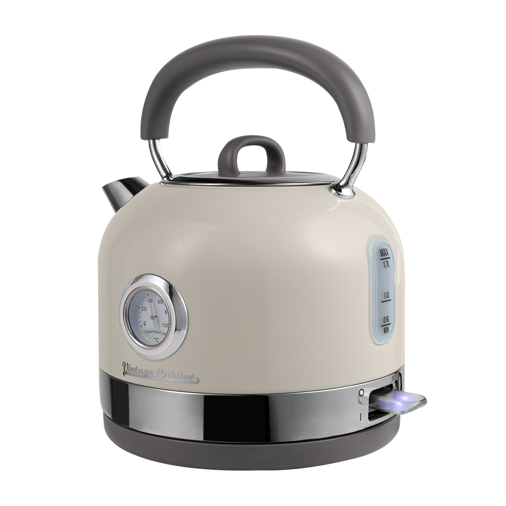 Retro-Küchenset mit Wasserkocher 1,7L und Toaster Vintage Cuisine