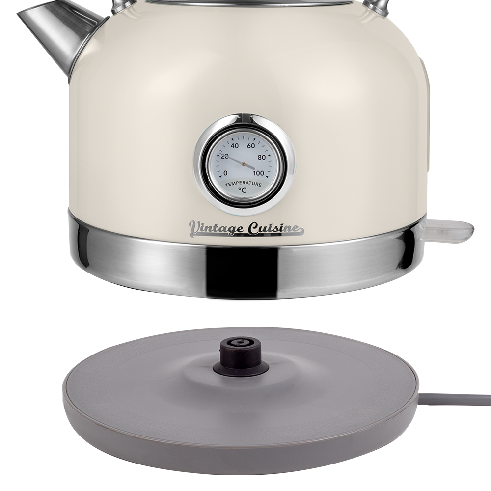 Retro-Küchenset mit Wasserkocher 1,7L und Toaster Vintage Cuisine
