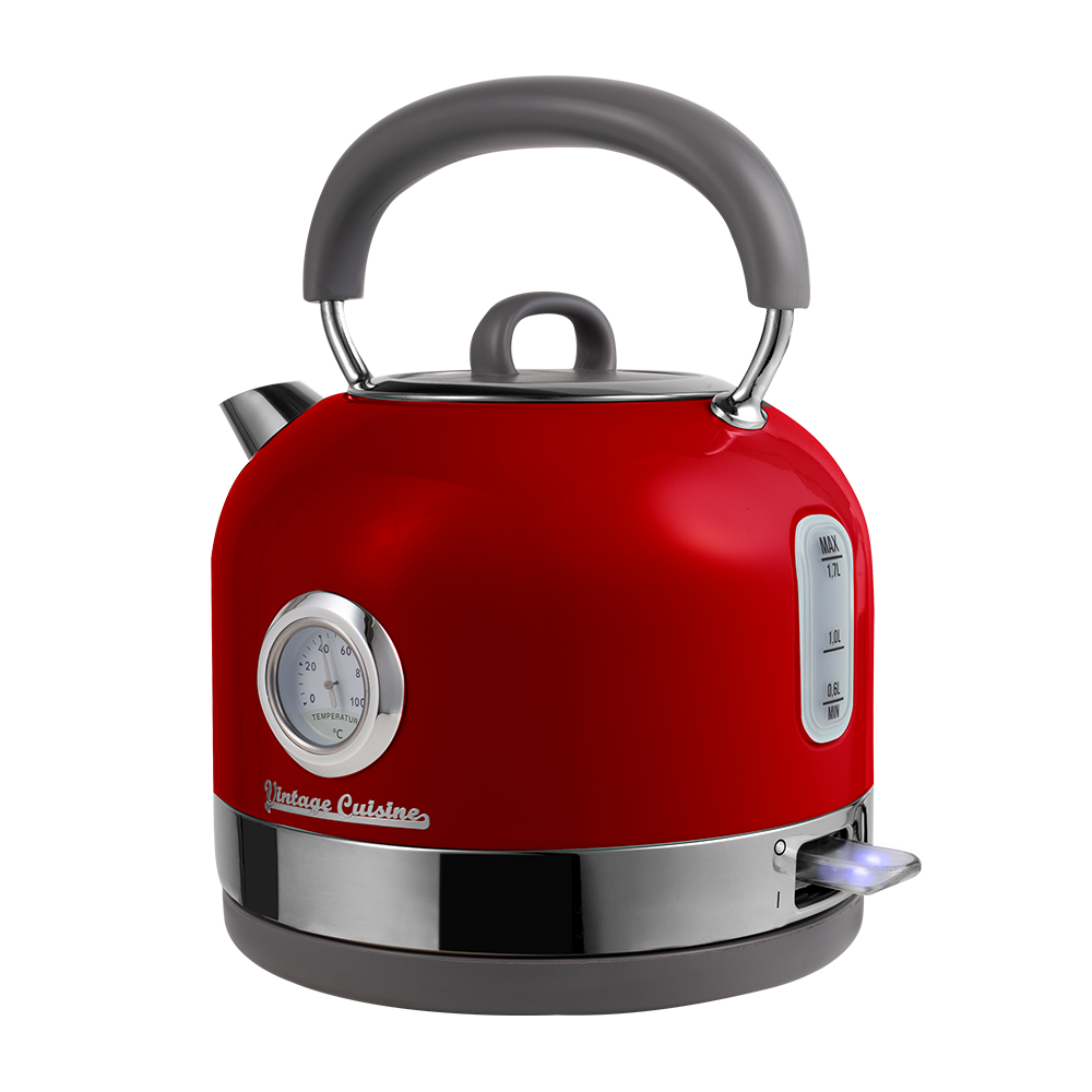 Retro-Küchenset mit Wasserkocher 1,7L und Toaster Vintage Cuisine