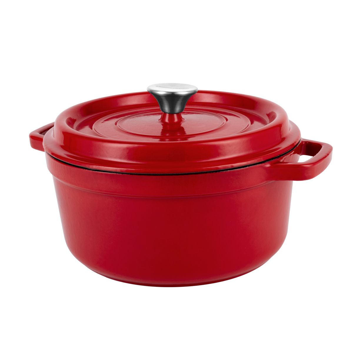Emaillierter Gusseisentopf mit Deckel 2,2L von Vintage Cuisine