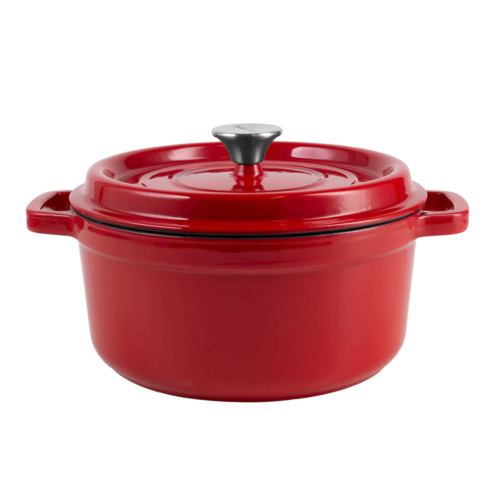 Emaillierter Gusseisentopf mit Deckel 4,3L von Vintage Cuisine