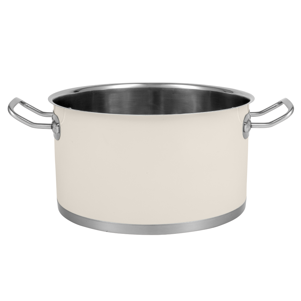 6-teiliges Set von Retro-Edelstahltöpfen von Vintage Cuisine