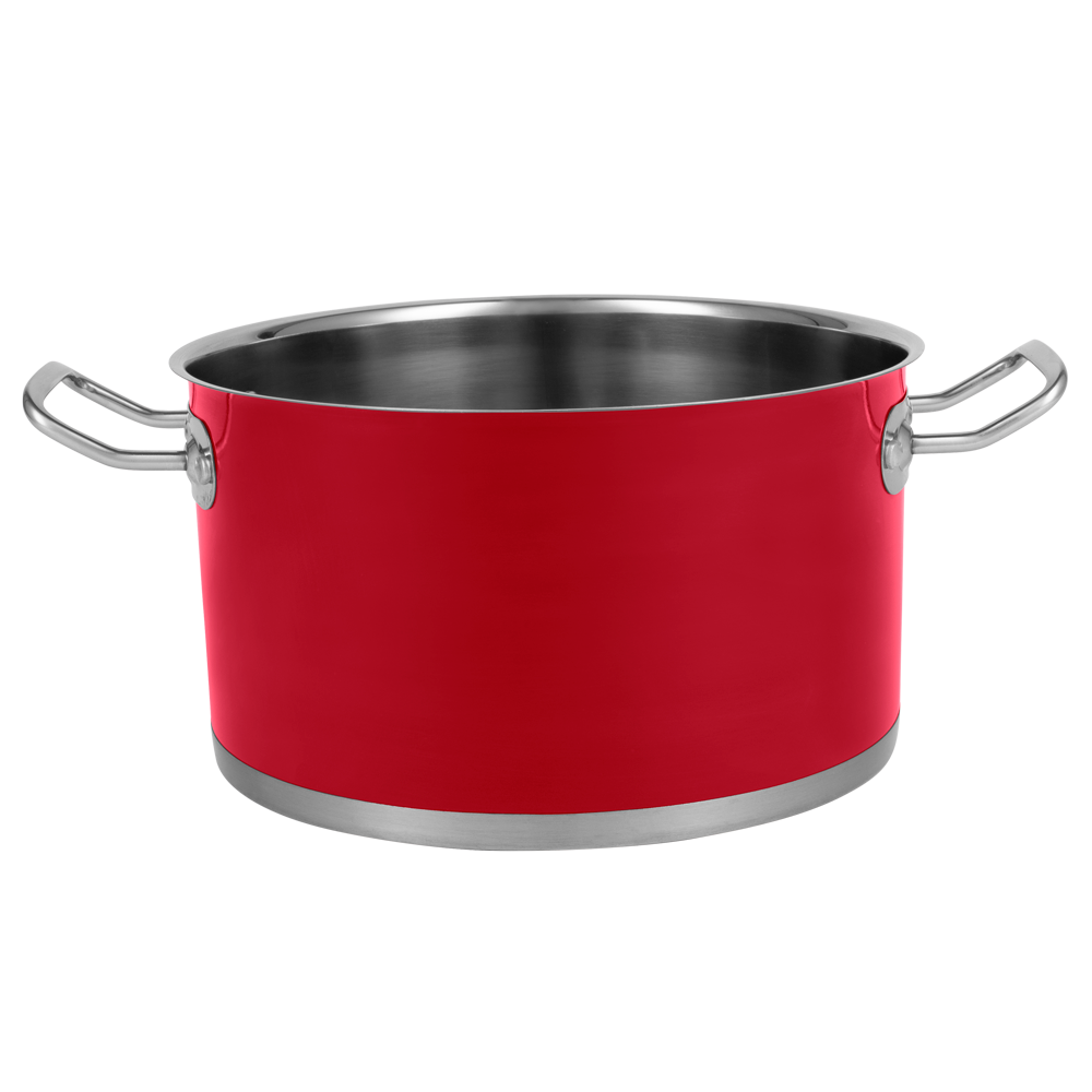 6-teiliges Set von Retro-Edelstahltöpfen von Vintage Cuisine