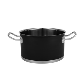6-teiliges Set von Retro-Edelstahltöpfen von Vintage Cuisine