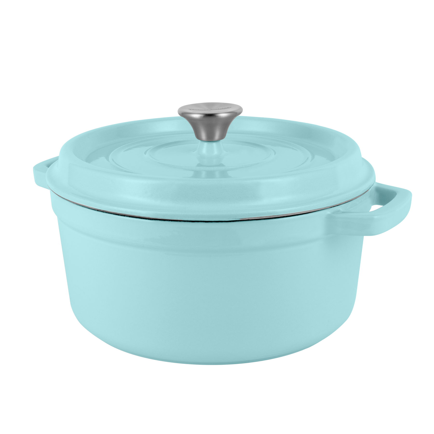 Emaillierter Gusseisentopf mit Deckel 2,2L von Vintage Cuisine